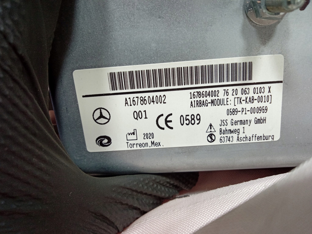 Mercedes gls x167 приборная панель приборная панель  подушки безопасности eu a1676802904 Оригинал