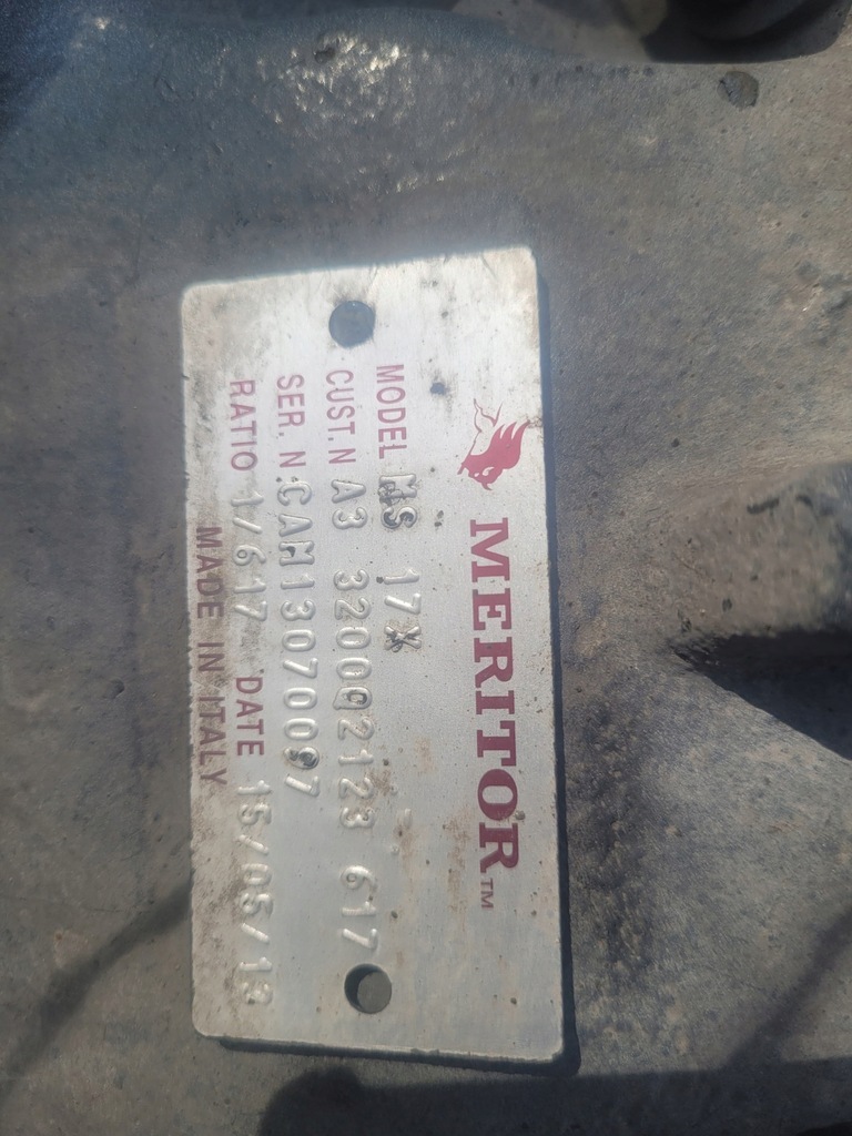 фото №1, Задній міст meritor ms 17x iveco stralis