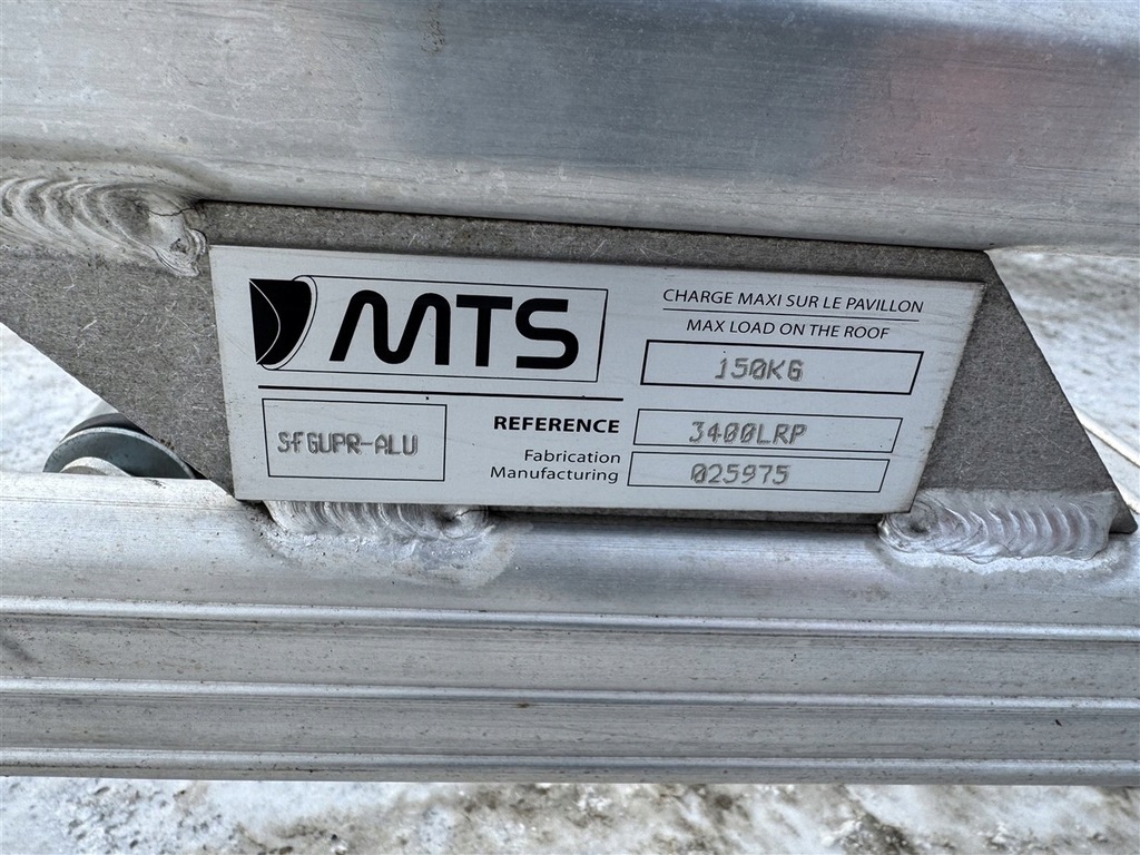 фото №9, Багажник крышный 150 kg mts лестница vw crafter ii 2 man tge 17-26 rok