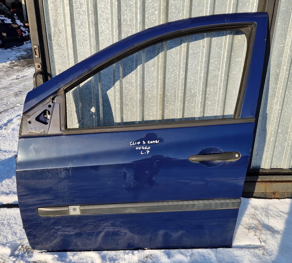 фото №1, Дверь левый перед renault clio iii ov460