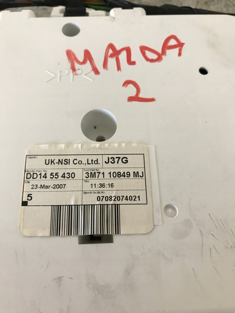 фото №5, Счетчик приборы mazda 2 dy 3m71-10849-mj europa