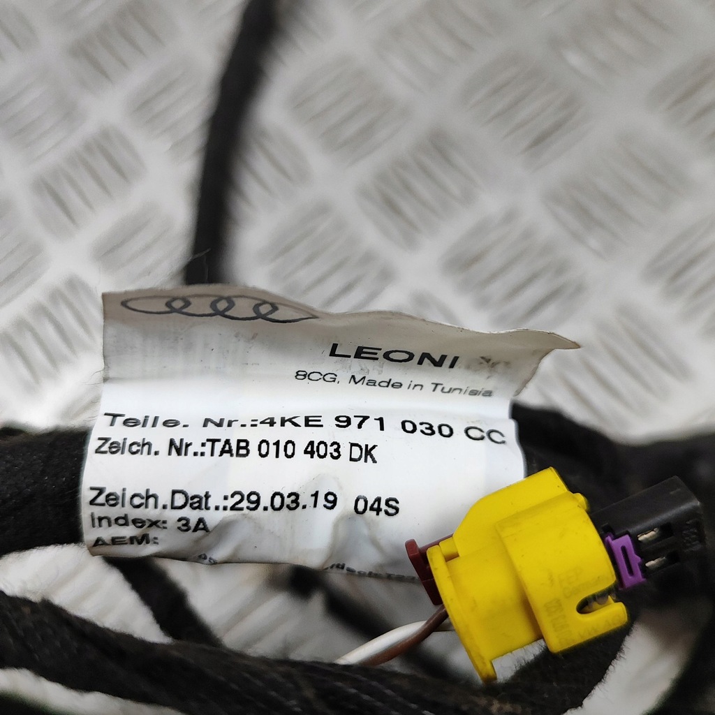 фото №7, Audi e-tron 2019 перед сторона правая жгут трубопровод дверь передних