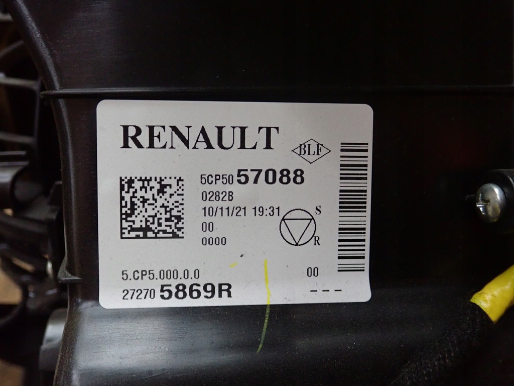 фото №14, Обігрівач renault clio v 1,0 tce 2021r 272705869r 8653