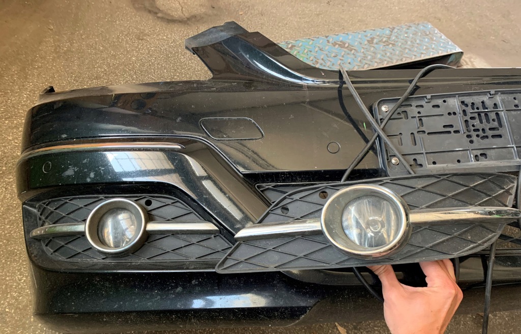 фото №1, Mercedes a klasa w169 противотуманная фара w бампер оригинал