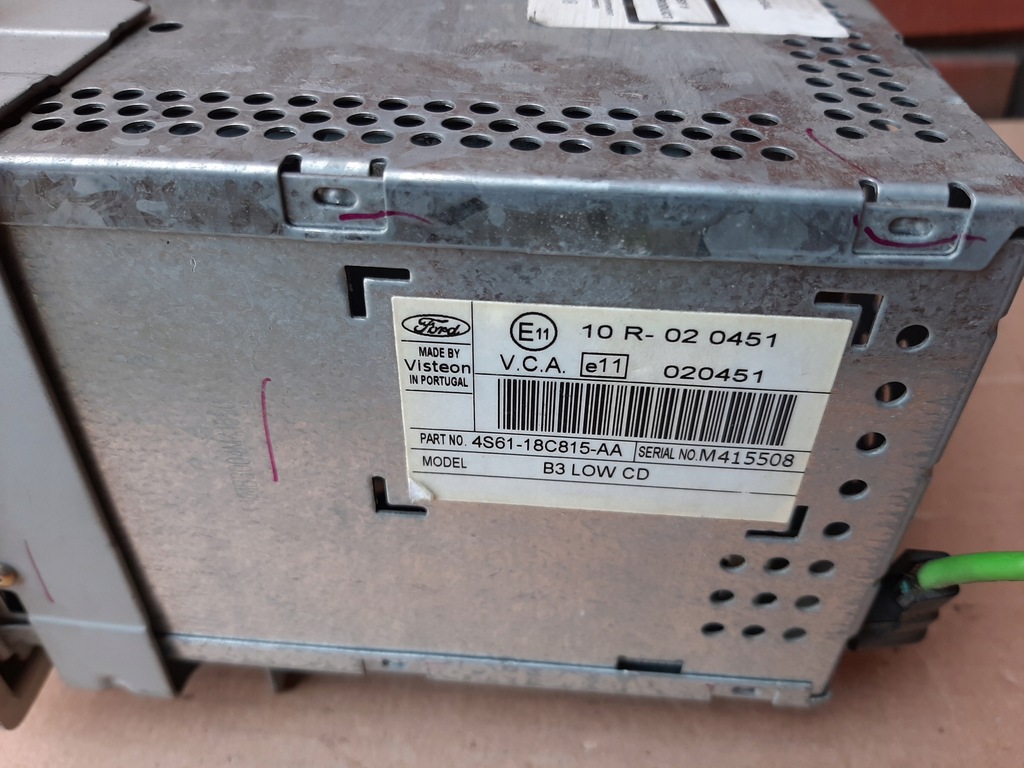 фото №4, Радио cd ford fusion 4s6118c815aa