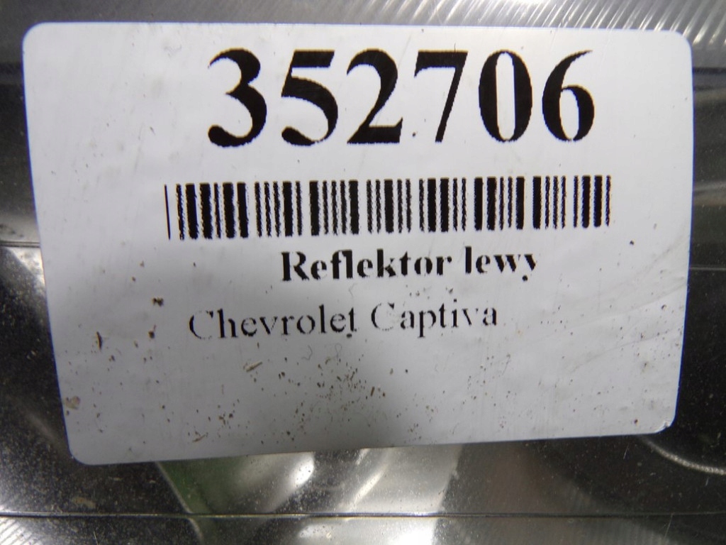 фото №8, Chevrolet captiva фара левый передний лампа перед 00015547