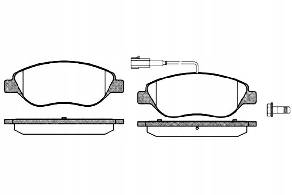 фото №1, Remsa тормозные колодки тормозные alfa romeo mito 1.3 multije
