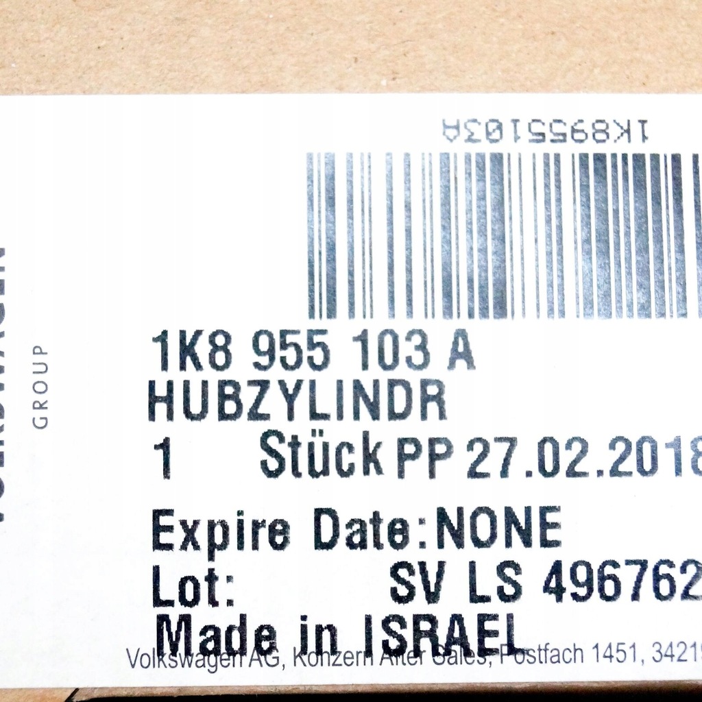 фото №8, New vw scirocco left сторона headlamp омивач 1k8955103a