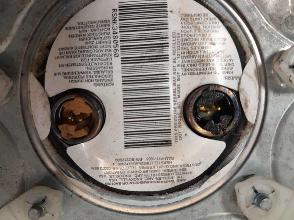 фото №5, Подушка водія air bag chrysler grand voyager