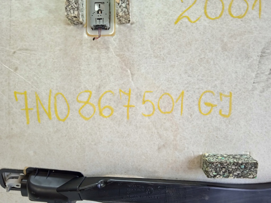 фото №10, Потолок vw sharan 7n 7n0867501