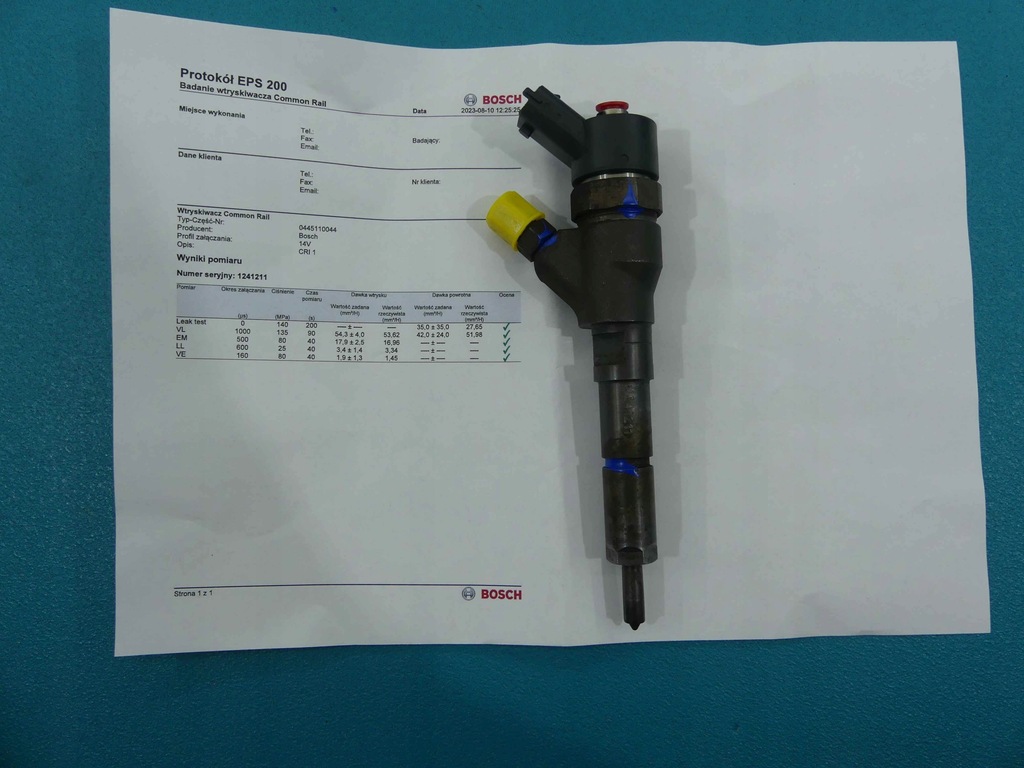 фото №1, Перевірений форсунка citroen xsara picasso 2.0 hdi