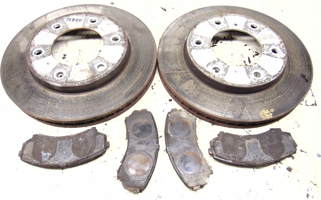 фото №1, Тормозные диски тормозные перед mitsubishi pajero 4 iv 3.2d