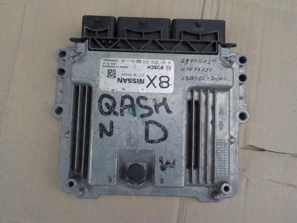 фото №1, Бортовой компьютер двигателя qashqai ii j11 дизель 23710hx44a