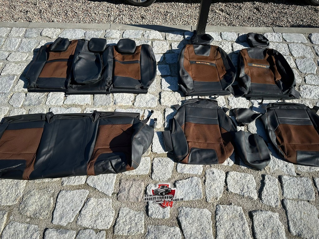 фото №11, Чохли оригінальні набір шкіра na сидіння ford ranger wildtrak коричневі