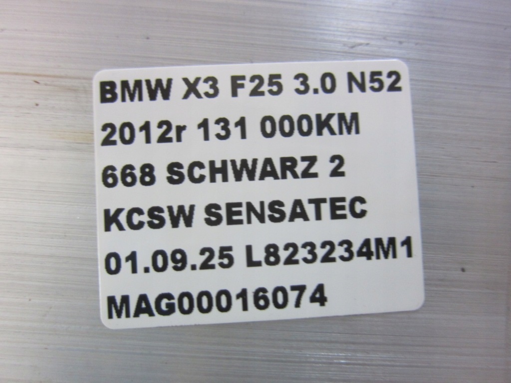 Bmw x3 f25 2.8 n52 n52b30 3.0 вентилятор радіатор води комплект 17427593850 Зі Шроту