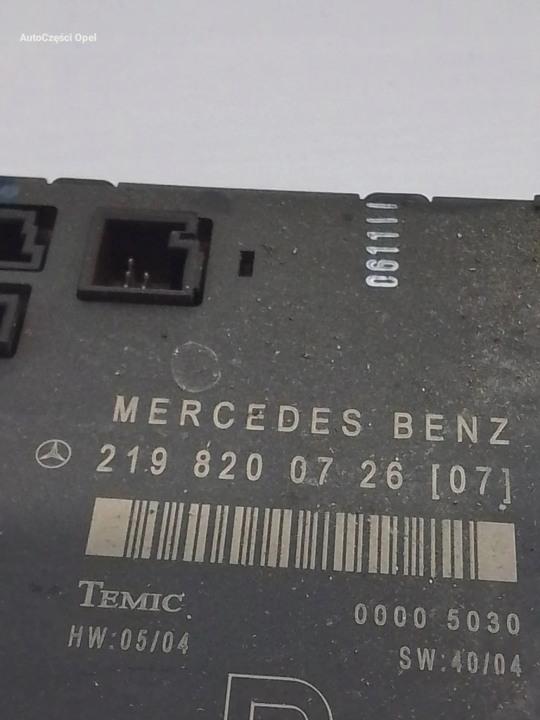 фото №3, Mercedes-benz cls w219 модуль дверь правый перед 2198200726