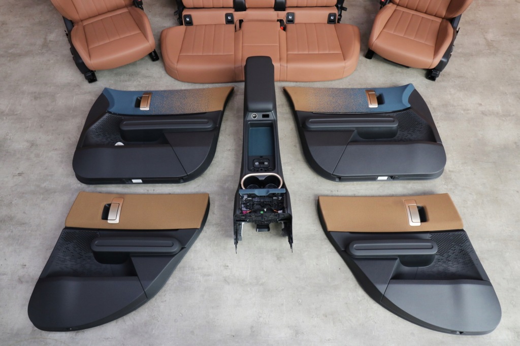 фото №3, Mini u25 countryman салон сидіння заднє сидіння обшивки тунель jcw vescin коричневий