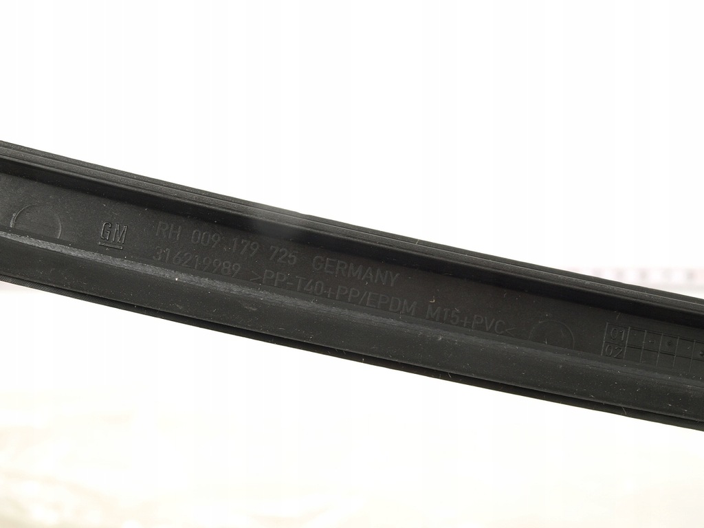 фото №6, Gm opel combo c 2001-2012 прокладка стекло правый перед 24434606, 9179725