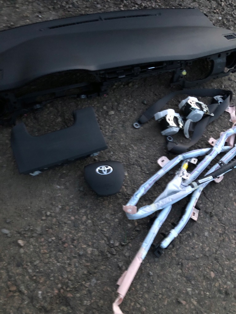 фото №4, Toyota auris ii консоль подушка безпеки подушки безпеки ремені orygi