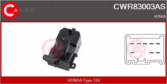 фото №1, Перемикач підйомника скло l/p 8pin