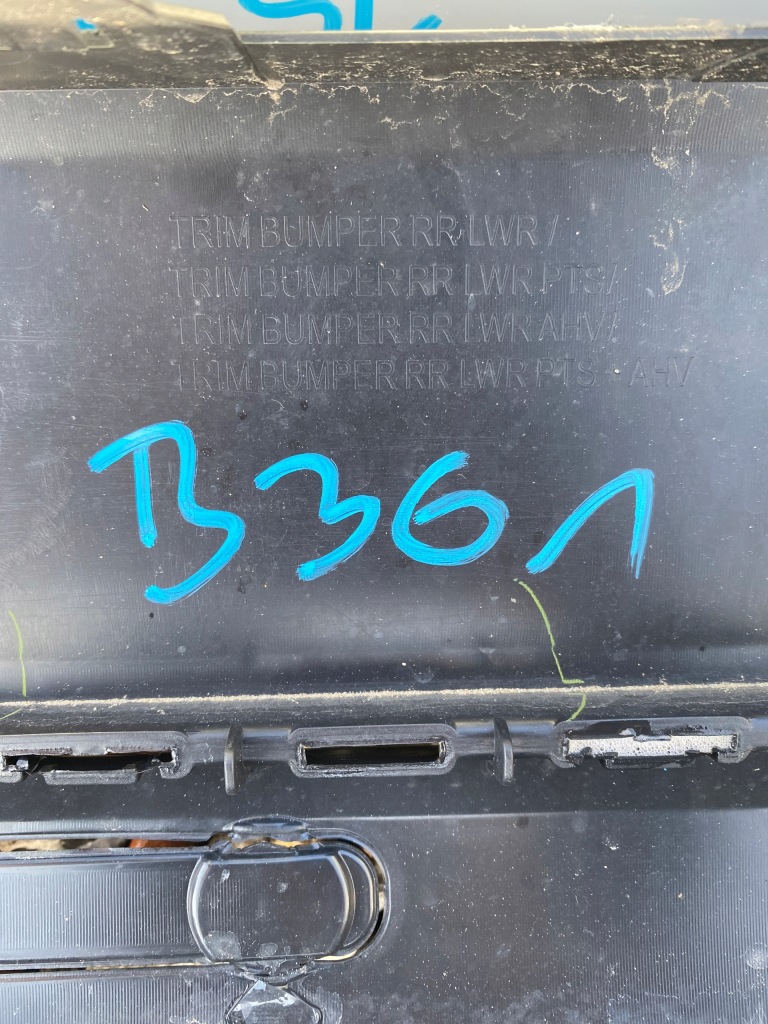 Дифузор спойлер бампер задній glb x247 w247 amg 19- a2478857501 Зі Шроту