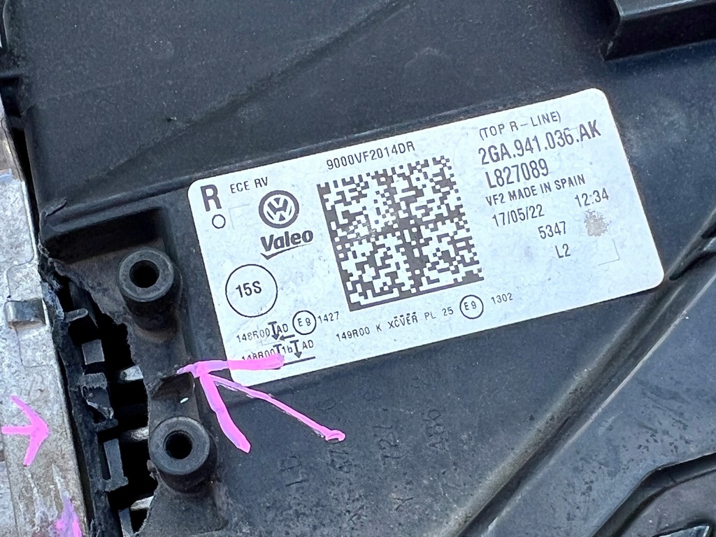 фото №13, Лампа передня перед права vw t-roc lift 2ga full led iq