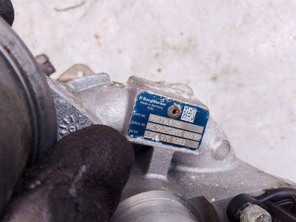 фото №6, Турбонагнетатель peugeot 508 i lift 1.6 thp 9807149780