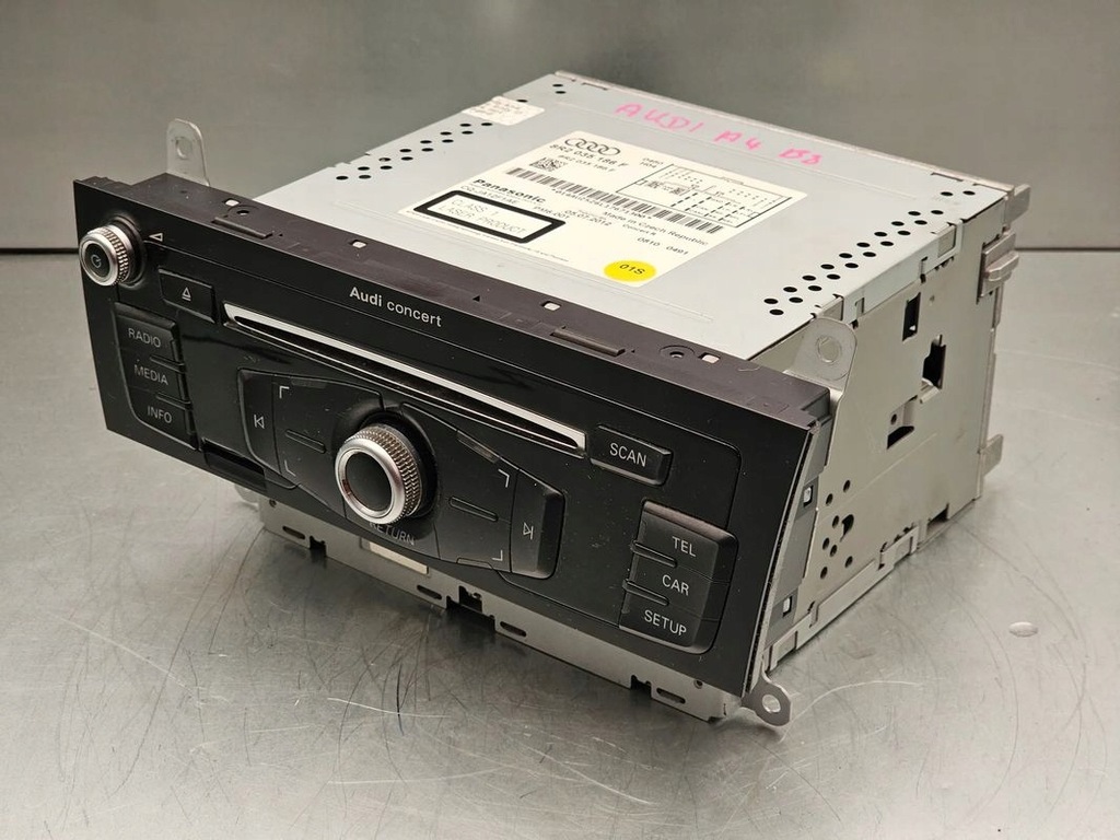 фото №2, Audi a4 b8 cd радио concert 8r2035186f