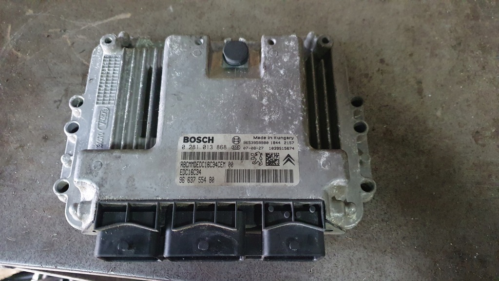 фото №1, Peugeot citroen - бортовий комп'ютер 9663755480 0281013868