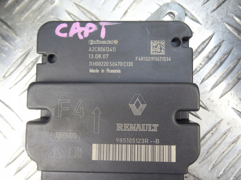 фото №7, Renault captur i подушки безопасности воздушные ремни комплект
