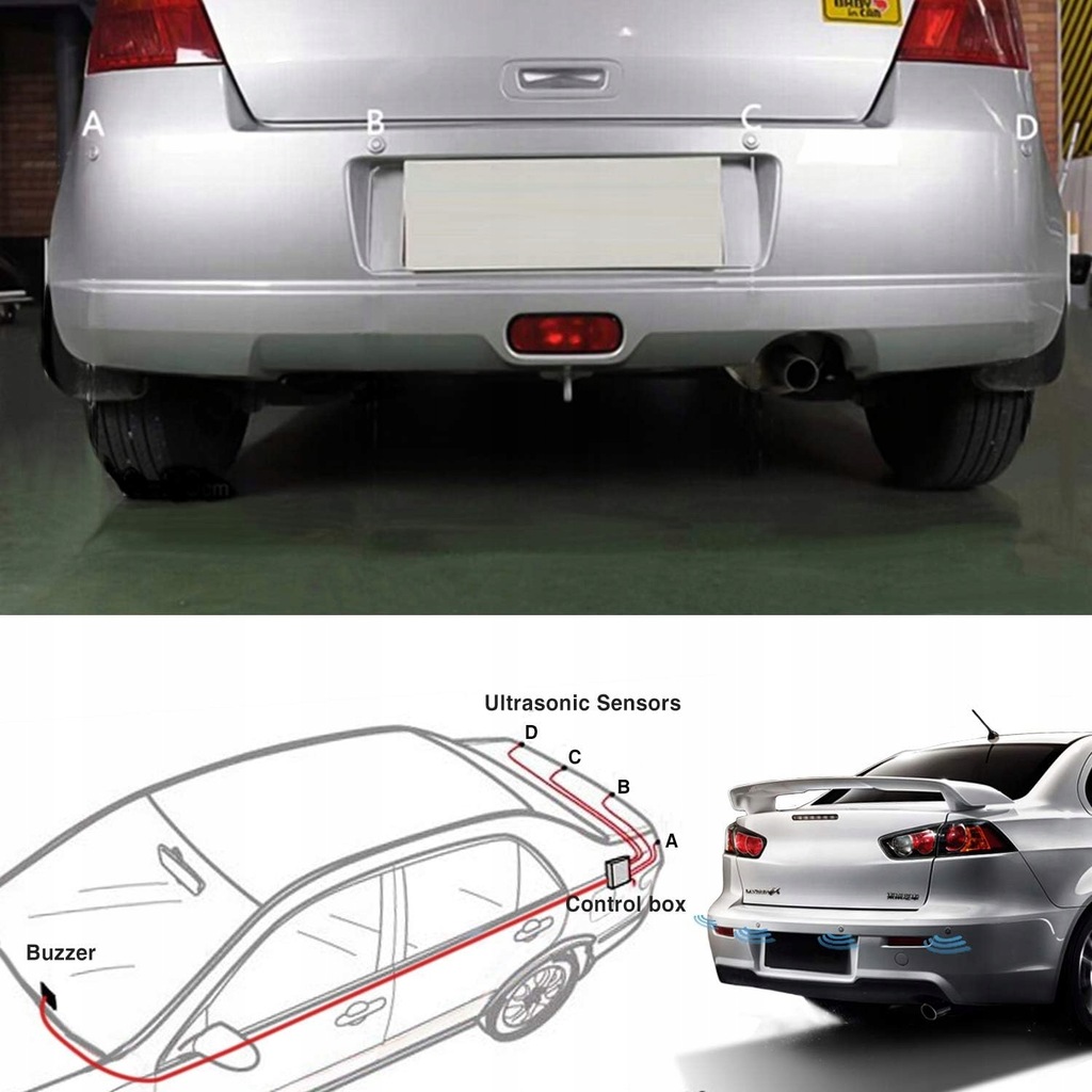 фото №7, Набір датчиків паркування датчик паркування 4 штуки паркувальний датчик