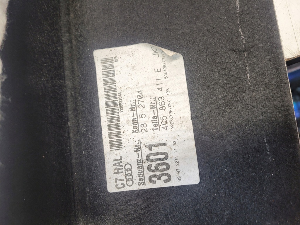 фото №8, Полка задняя задняя audi a6 c7 sedan 4g5863411e