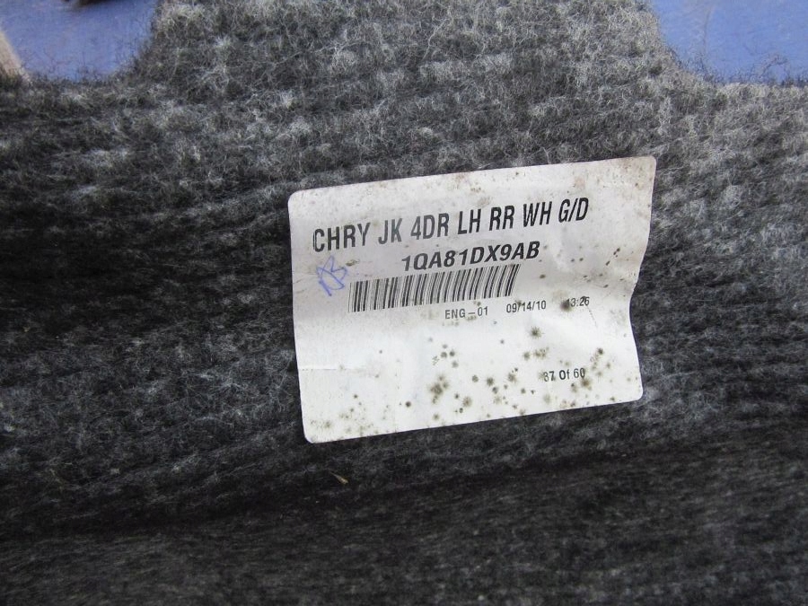 фото №7, Jeep wrangler jk 2012 4d обшивка багажника задняя