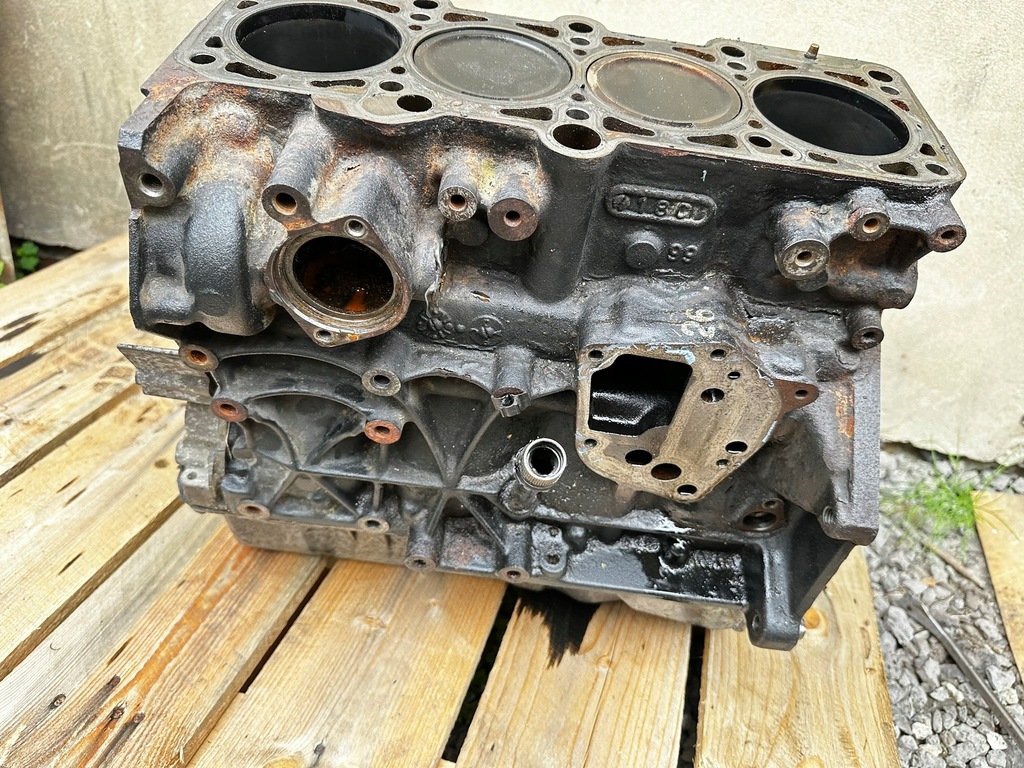 фото №10, Блок двигателя dół wał поршни audi vw 1.8t agu golf iv octavia a3