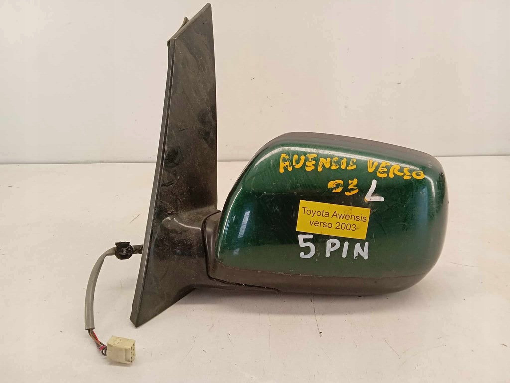 фото №1, Зеркало левая перед toyota avensis verso 5 pin