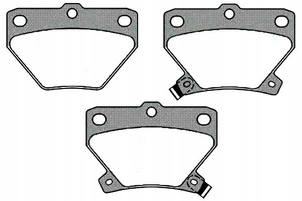 фото №1, Lpr комплект тормозных колодок ham. задняя pontiac vibe