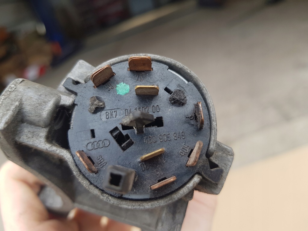 фото №11, Замок запалювання + 2 ключі vw audi seat skoda ford 4b0905851b sprawdzona справна