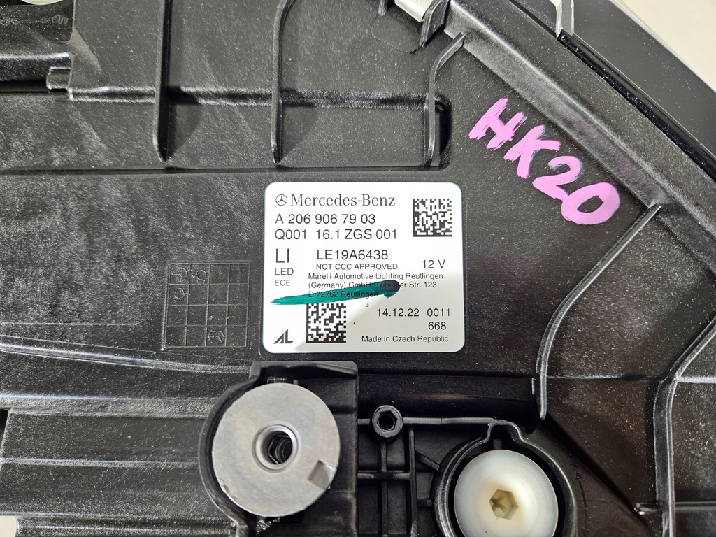 фото №15, Mercedes c-klasa w206 full led digital лампи перед