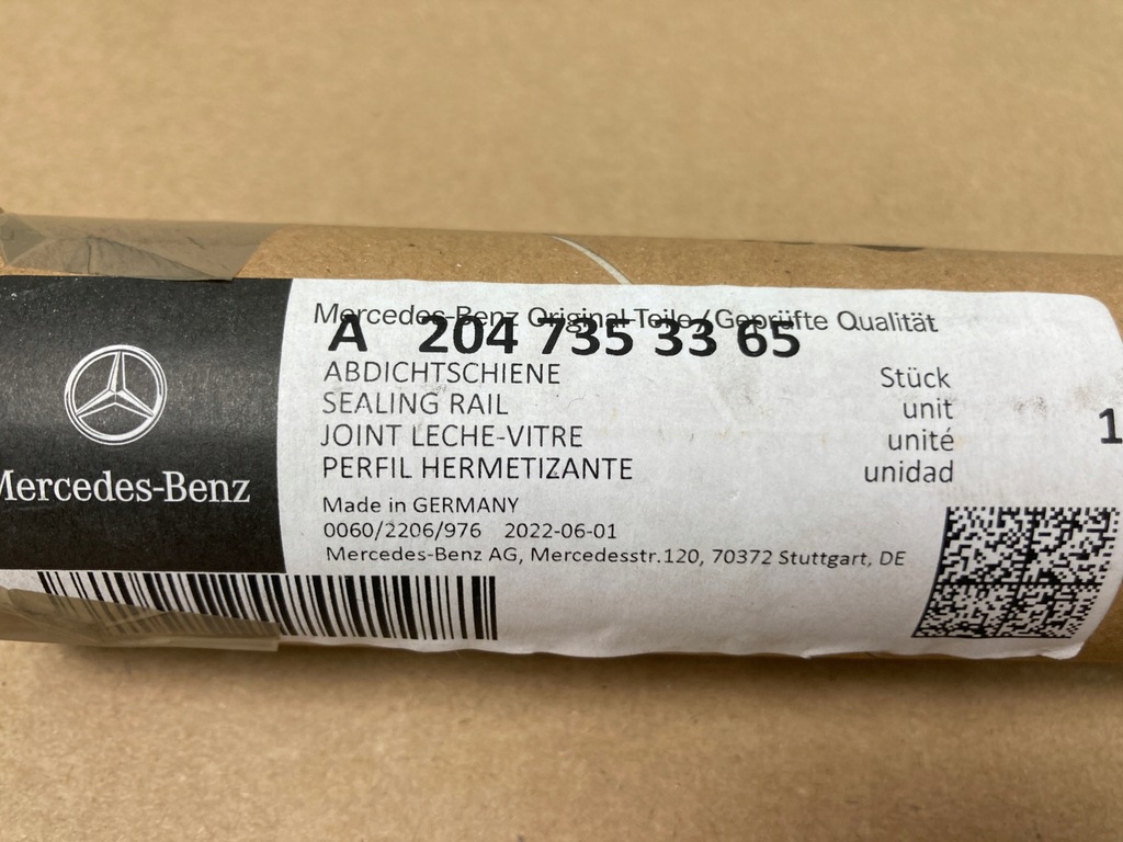 фото №7, Молдинг стекло левая задняя хром mercedes glk x204