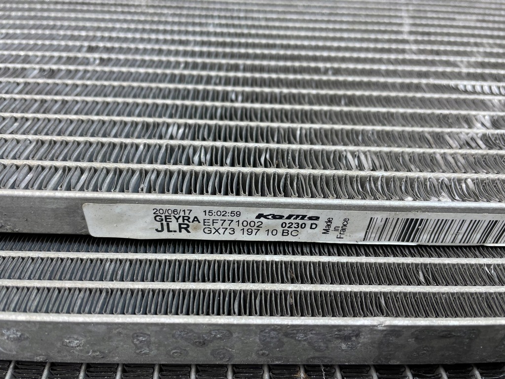 фото №13, Комплект радиатор радиатор вентилятор range rover velar l560 3.0 2017-