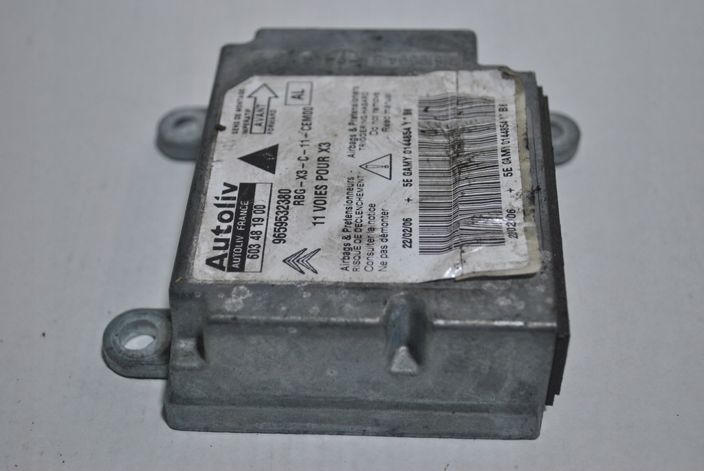фото №7, Модуль датчик подушка безопасности citroen c5 ii 9659532380
