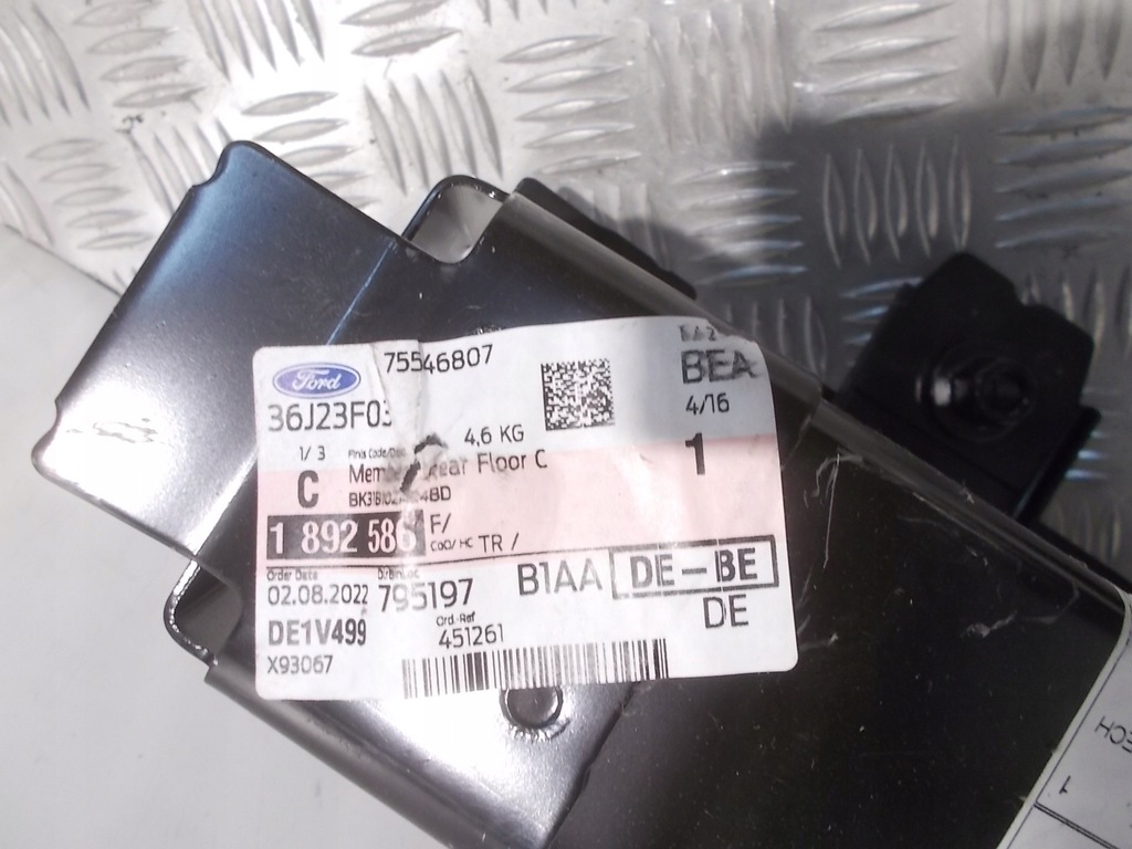 фото №6, Крестовина пол задний ford transit custom bk31-b102a24-bd оригинал новый