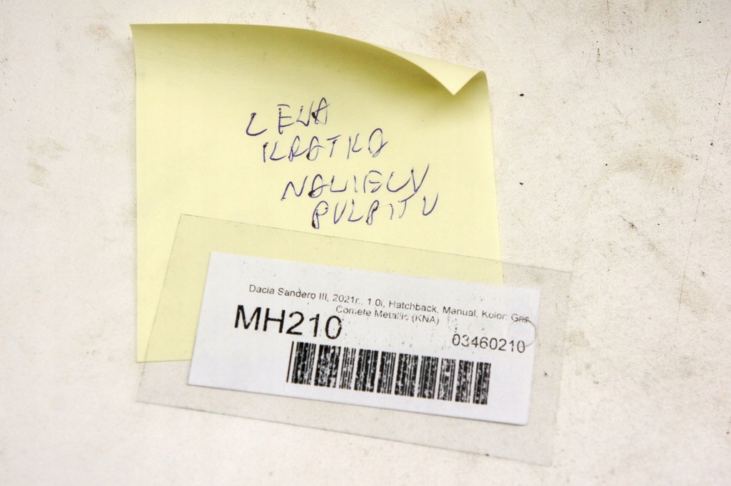 фото №6, Mh210 dacia sandero iii решітка обдув лівий перед