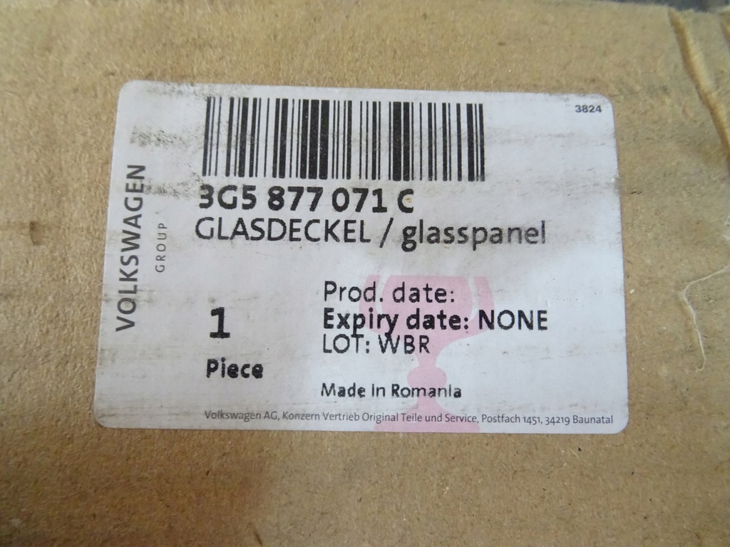 фото №8, Люк панорама люк vw passat b8 3g5877071