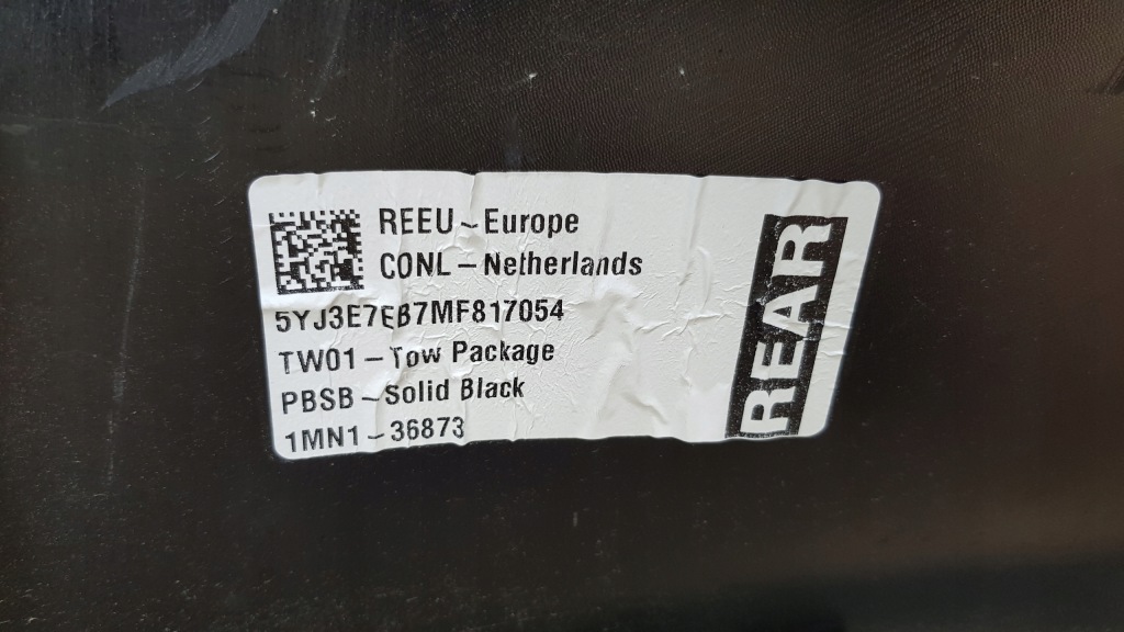 фото №10, Tesla model 3 бампер задня задній