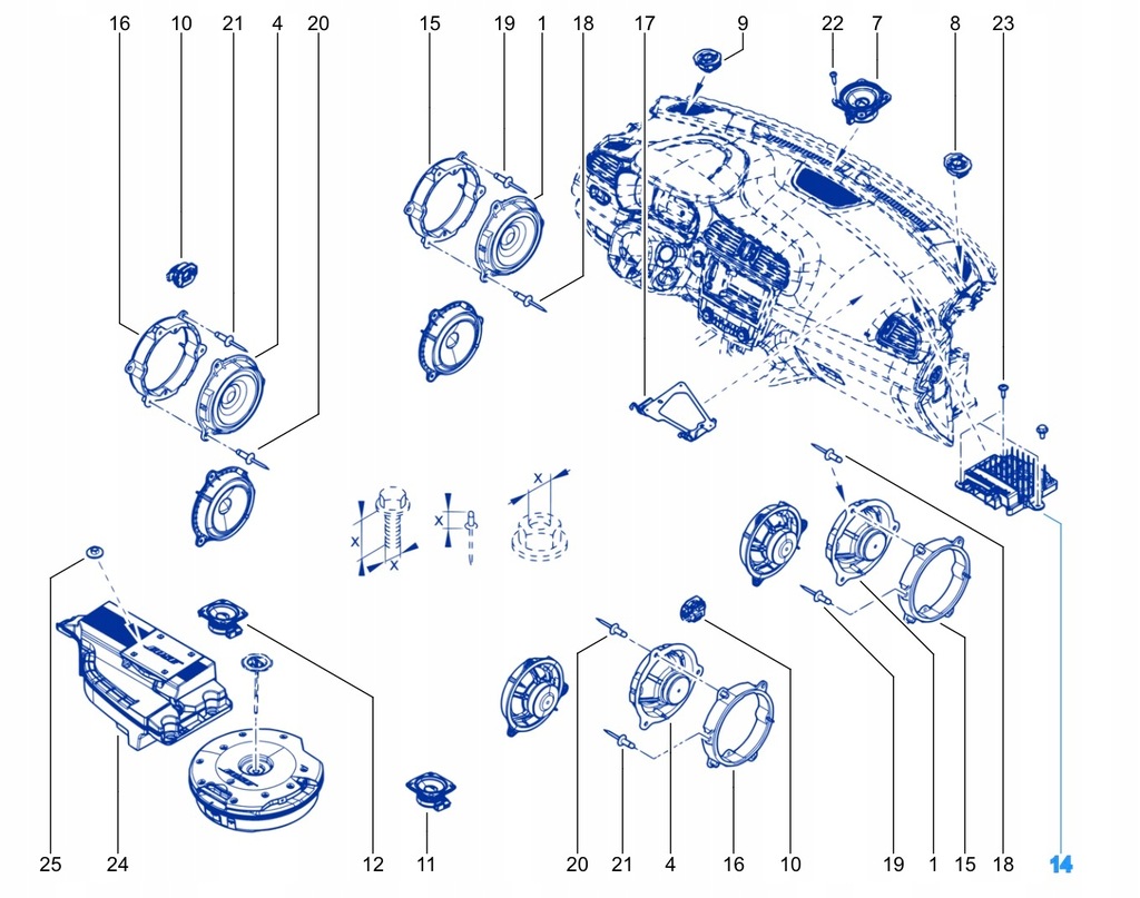 фото №12, Усилитель аудио renault megane iv scenic iv espace v talisman 280633592r