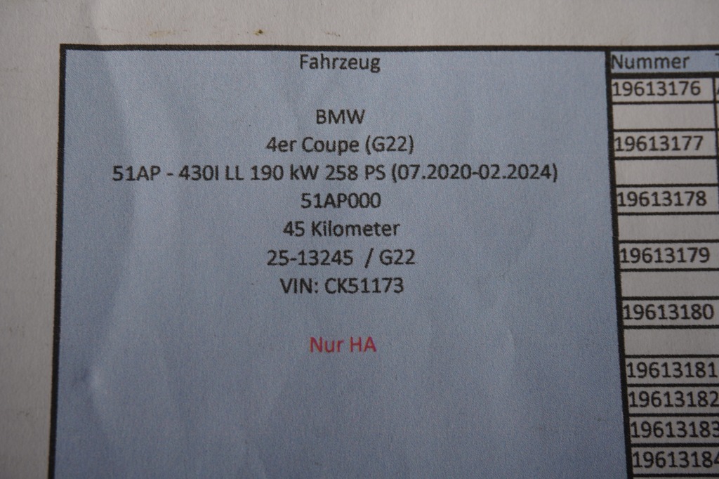 фото №8, Подвеска задняя bmw g22 g23 45km.