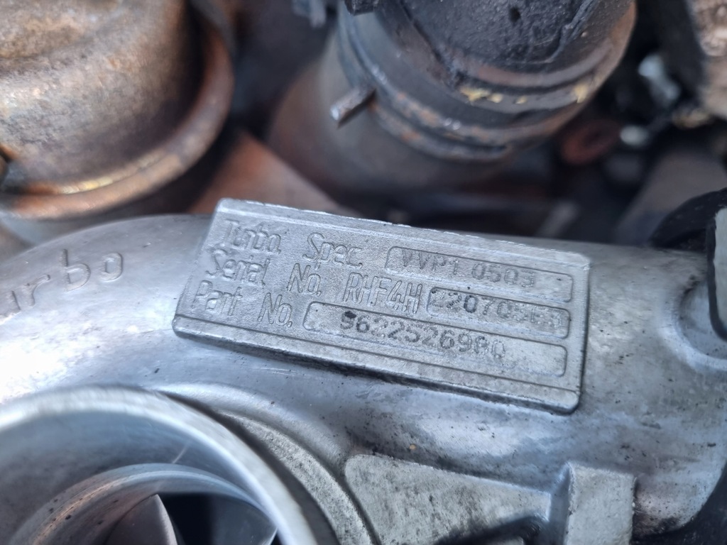 фото №10, Двигатель комплект peugeot 206 2.0 hdi siemens rhy