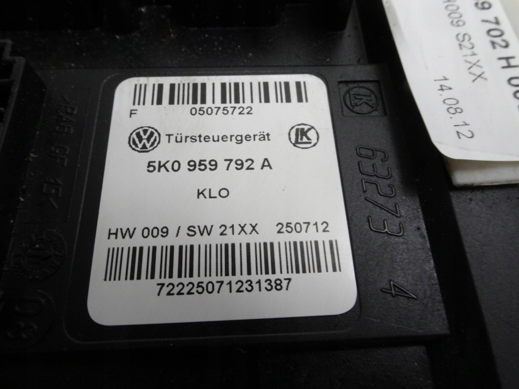 фото №4, Vw eos - підйомник скло лівий перед