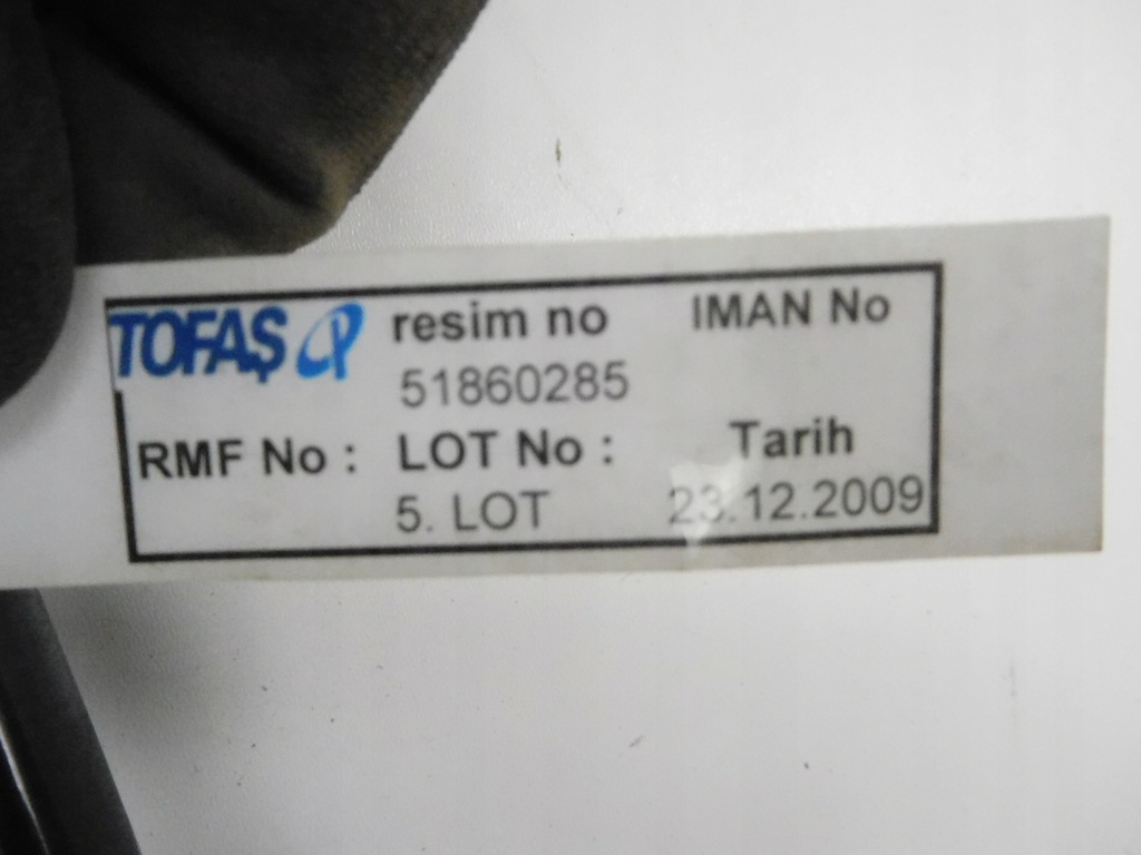 фото №6, Стабілізатор задній fiat doblo оригінальний номер 51860285